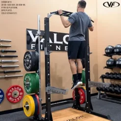 Valor Fitness Half Rack Squat Machine Black