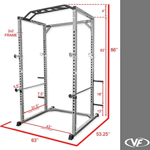 Valor Fitness Heavy Duty Power Cage BD-33 Power Rack