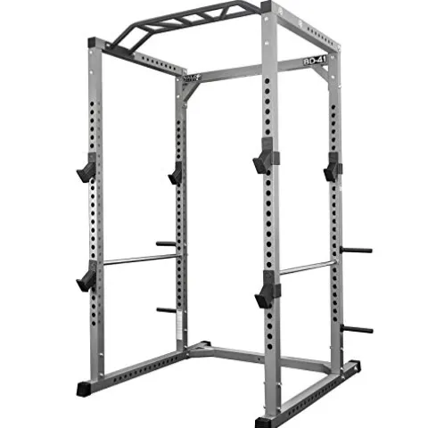 Valor Fitness Heavy Duty Power Cage with Multi-Grip Chin-Up Bar BD-41