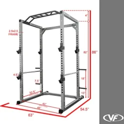 Valor Fitness Heavy Duty Power Cage with Multi-Grip Chin-Up Bar BD-41