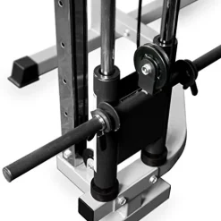 Valor Fitness Heavy Duty Power Rack – Squat Rack – Chrome Pull Up Bar and Power Cage Black