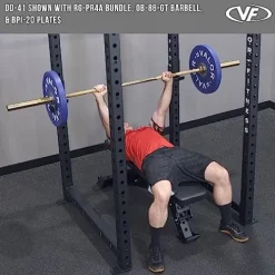 Valor Fitness Olympic Weight Bench Black