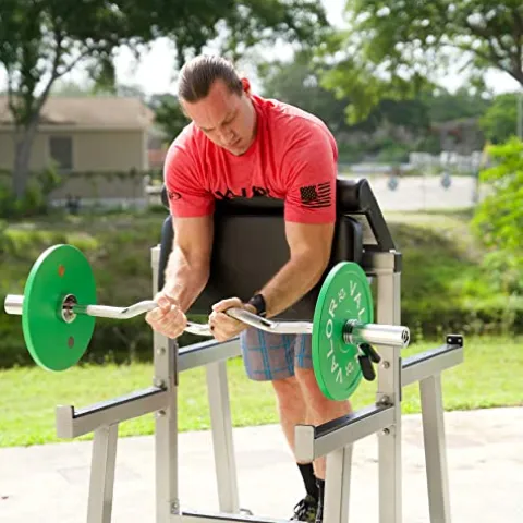 Valor Fitness Standing Preacher Curl Bench Station for Bicep Arm Curling – CB-5 Standing Preacher Curl Station