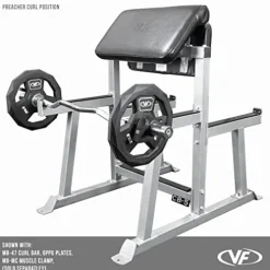 Valor Fitness Standing Preacher Curl Bench Station for Bicep Arm Curling – CB-5 Standing Preacher Curl Station