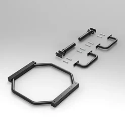 VEITEOX FTY Hex Trap Barbell Bar – High Hexagon Deadlift & Squat Bar