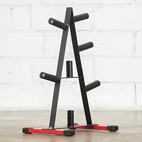 VEITEOX FTY Olympic Weight Plate Tree Rack for 2 Inch Barbell Weights