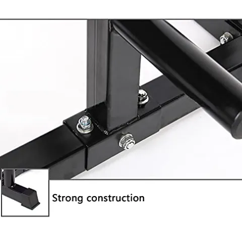 VEITEOX FTY Weight Plate Tree Rack with Barbell Bar Holder, Vertical Olympic Bumper Plates and Bar Storage Stand (Color: No Wheels)