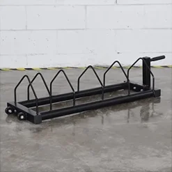 VEITEOX FTY Weight Plate Storage Rack with Handle and Wheels