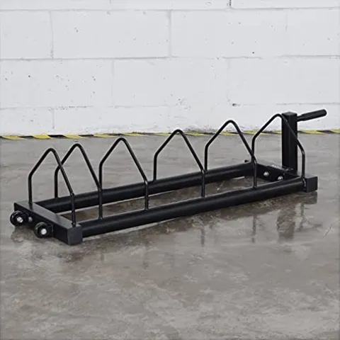 VEITEOX FTY Weight Plate Storage Rack with Handle and Wheels