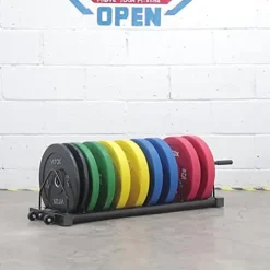 VEITEOX FTY Weight Plate Storage Rack with Handle and Wheels