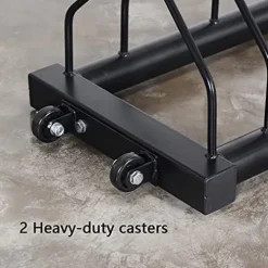 VEITEOX FTY Weight Plate Storage Rack with Handle and Wheels