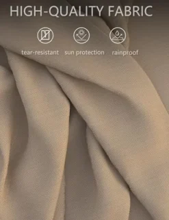 VerisShade 12 Ft x 20 Ft Cedar Pergola with Canopy Reddish-Brown