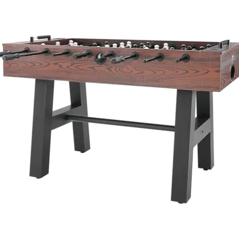 VEVOR Foosball Table 55-inch Standard Size Indoor Full Size Soccer with Foosball Table Set Walnut