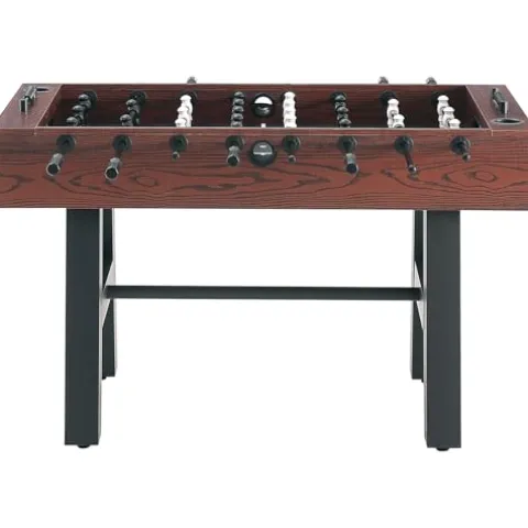 VEVOR Foosball Table 55-inch Standard Size Indoor Full Size Soccer with Foosball Table Set Walnut