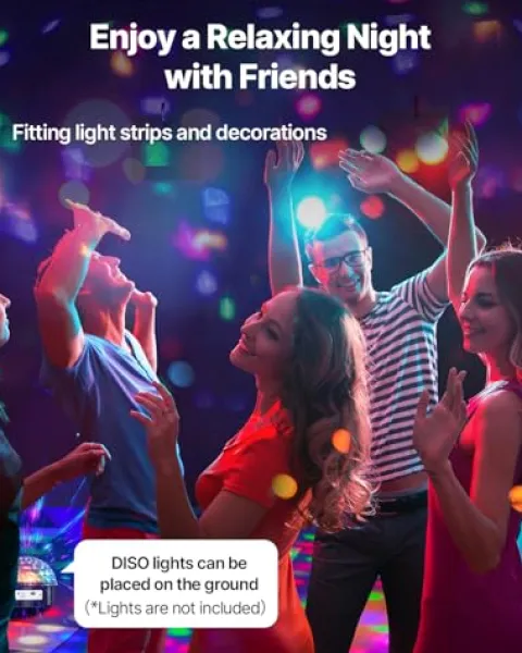 VEVOR Inflatable Nightclub Party Tent 29.5 x 19.7 x 13.1 Ft White