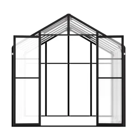 VEVOR Polycarbonate Greenhouse 8×12 Ft Black