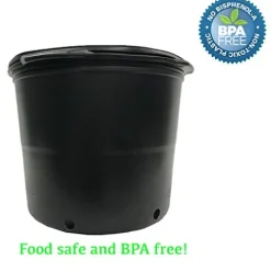 Viagrow Nursery Pots #7 Series Pallet 6.06 Gal Black (1,440 per pallet)