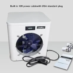 Villastar Above Ground Pool Heater 16000 BTU/hr – 120V, Fits 15/18/24 Foot Pool