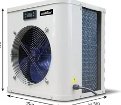 Villastar Above Ground Pool Heater 16000 BTU/hr – 120V, Fits 15/18/24 Foot Pool