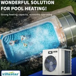 Villastar Pool Heater 16000 BTU/hr Electric Above Ground & Inground Pools