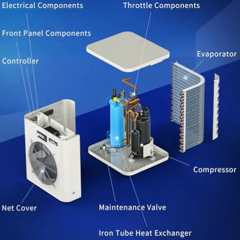 Villastar Pool Heater 16000 BTU/hr Electric Above Ground & Inground Pools