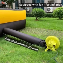 V-infla 26ft Giant Gaga Ball Pit Inflatable with Blower Yellow+Black