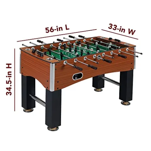 Viper Carmelli Stratford 56-in Foosball Table Cherry
