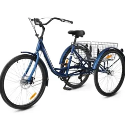 Viribus Adult Tricycle 7 Speed Dual Chain Navy