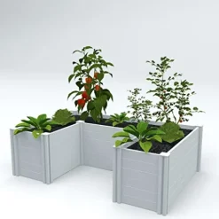 Vita 4′ x 6′ Independence Wheelchair Accessible Garden Bed White