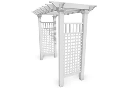 Vita Fairfield Grande Vinyl Arbor 111″x86″ White