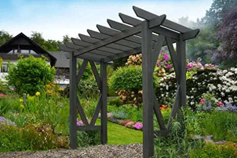 Vita Summerwood Craftsman Cedar Arbor Charcoal 91″x40″x85