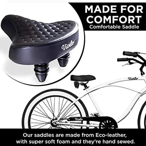 Vivelo Rider X Beach Cruiser for Men Complete Bike 3-Speed Clyde