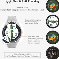 Voice Caddie T9 Premium GPS Golf Watch Gray