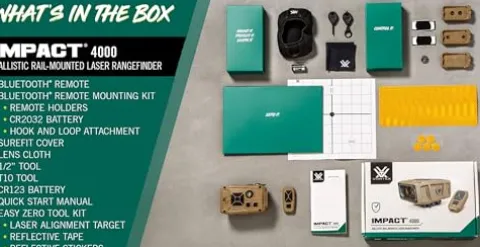 Vortex Ballistic Rail-Mounted Laser Rangefinder Impact 4000 Tan