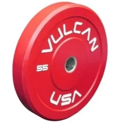 VULCAN 340 lb Color Bumper Plates Set Red Blue Yellow Green Grey