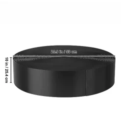 WACTO Flexible Landscape Edging 10″ Depth 300 ft Recycled HDPE Black