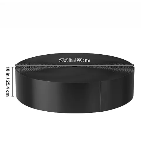 WACTO Flexible Landscape Edging 10″ Depth 300 ft Recycled HDPE Black