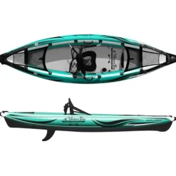 Waimea Bay Rigid Inflatables Explorer 1 Seater Inflatable Fishing Kayak Multicolor