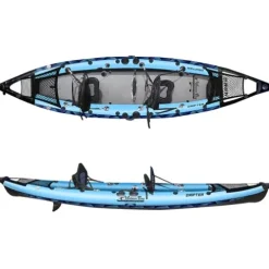 Waimea Bay Rigid Inflatables Drifter 2 Seater Inflatable Fishing Kayak Multicolor