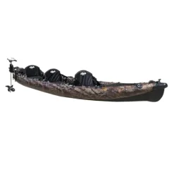 Waimea Bay Rigid Inflatables Grass Camo 3 Seater Fishing Kayak Multicolor