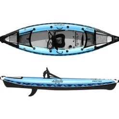 Waimea Bay Rigid Inflatables Drifter 1 Seater Inflatable Fishing Kayak Multicolor