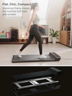 WALKINGPAD A1 Pro Walking Pad Folding Treadmill Black