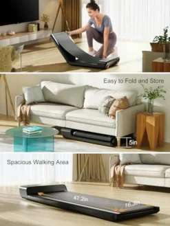 WALKINGPAD A1 Pro Walking Pad Folding Treadmill Black