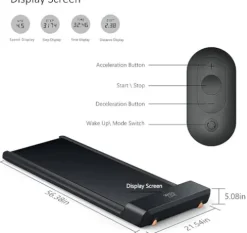 WALKINGPAD A1 Pro Walking Pad Folding Treadmill Black