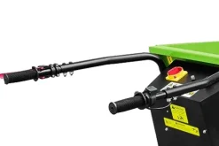 Wallemac 1100lb Loading Capacity 48V Battery Powered Electric Wheelbarrow Green