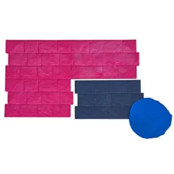 Walttools BC Cobble Concrete Stamp Set 8 Piece