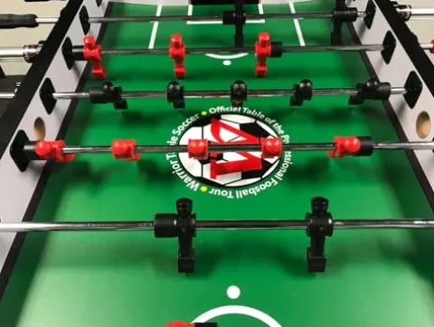Warrior Table Soccer Pro Foosball Table Black