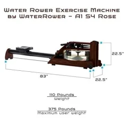 WaterRower Exercise Machine A1 Studio S4 Rose