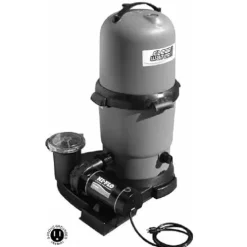 Waterway Clearwater II Above Ground Pool Cartridge Filter with 1 HP Pump