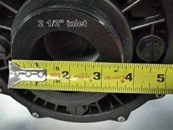 Waterway Plastics 5 Horsepower 230V 2-Speed Spa Pump Side Discharge Executive 56 Black